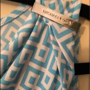 Michael Kors Teal-Aqua sleeveless top